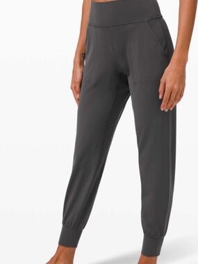 lululemon athletica Charcoal Grey High-Rise Jogger Pants